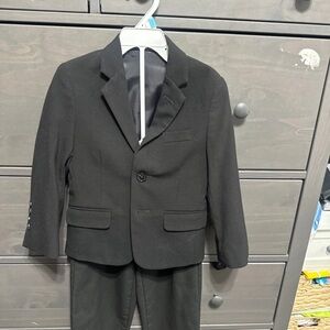 Cat & Jack XS Blue Shirt & Calvin Klein Black Suit - Size 4